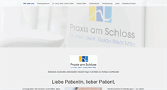 Desktop Screenshot of praxis-riehl.de